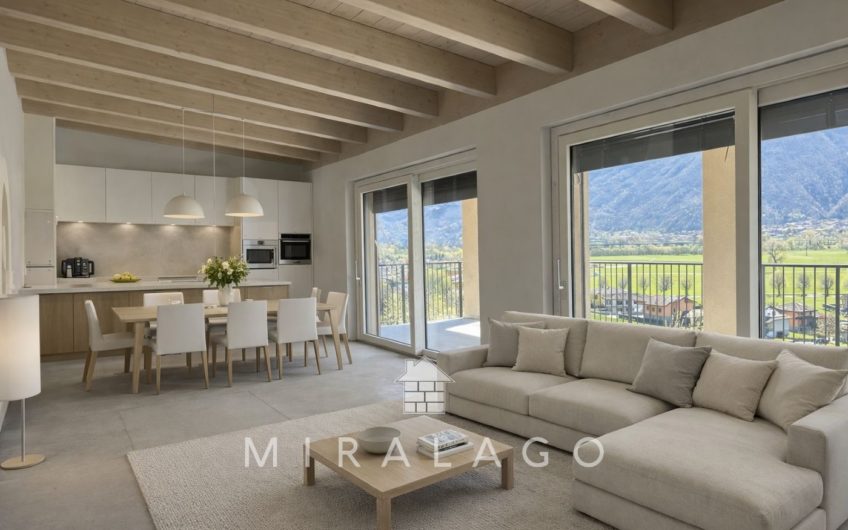 DUBINO Nuovo quadrilocale con terrazza e box
