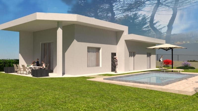 COLICO Nuova villa con piscina e 1000mq di giardino