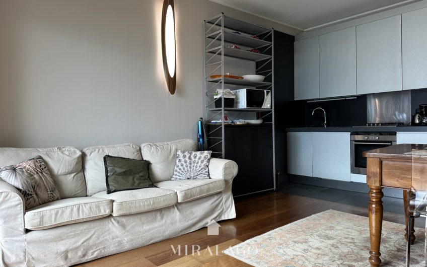 DERVIO Trilocale con terrazza vista lago e box